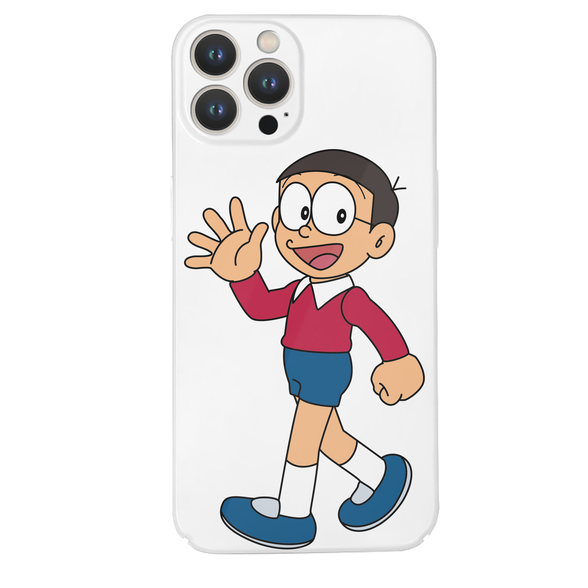 （画像用） ドラえもん 野比 のび太 Doraemon Nobita Nobi 【iPhone 14シリーズ対応】ハードケース